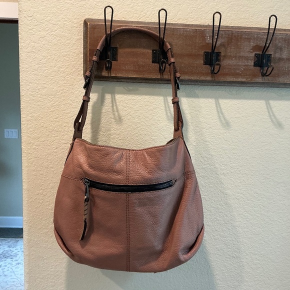 OrYANY Josie Leather Fringe Blush Adjustable Strap Handbag (2 of 2) - Picture 2 of 7